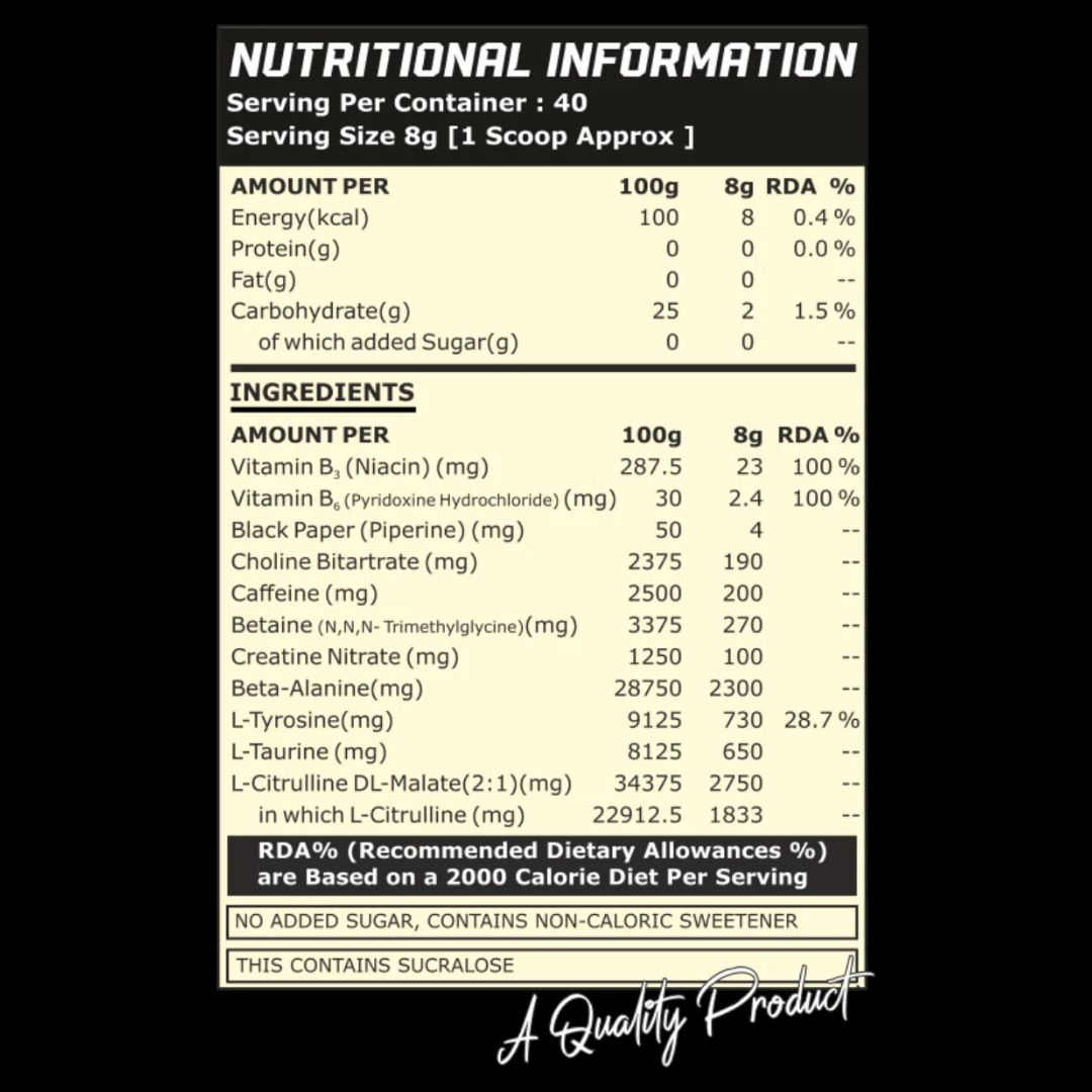 Dear Muscles Roxxman Preworkout 320 GM - Image 2