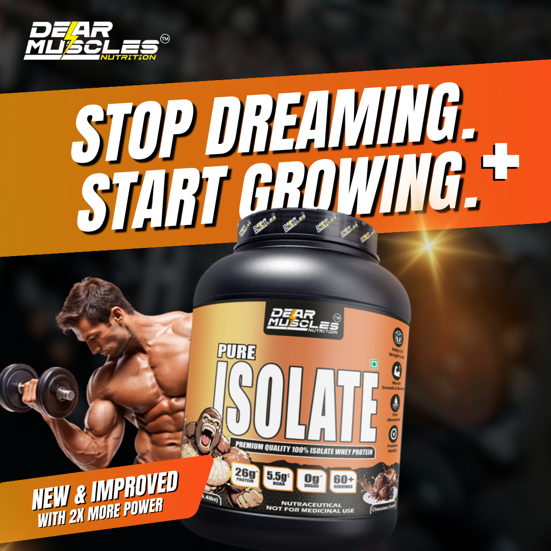 Dear Muscles Nutrition Isolate Whey Protein 4.4lbs - Image 5