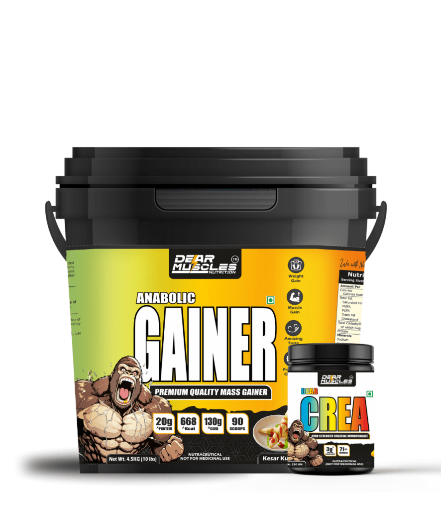 Anabolic Gainer 10lbs &  Creatine Dear Crea 250Gm Unflavored