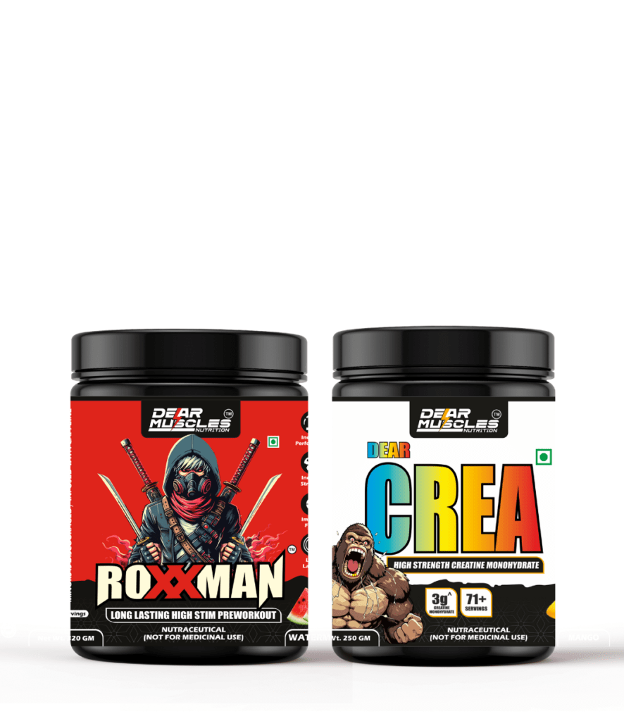 Roxxman Preworkout 320 GM & Drea Crea 250 Gm Unflavoured