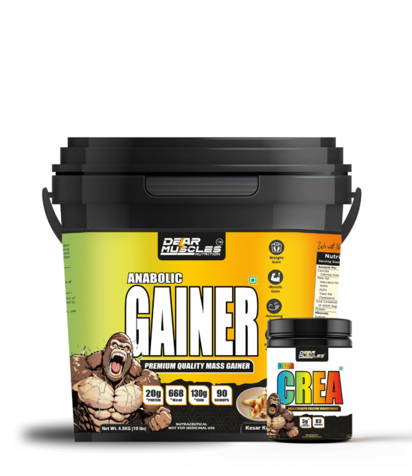 Anabolic Gainer 10lbs &  Creatine Dear Crea 250Gm Unflavored