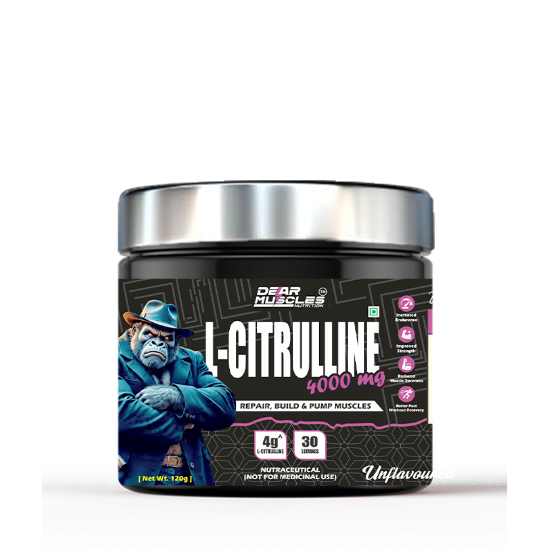 Dear Muscles Nutrition L-Citrulline Malate 4000mg 120Gm Unflavored