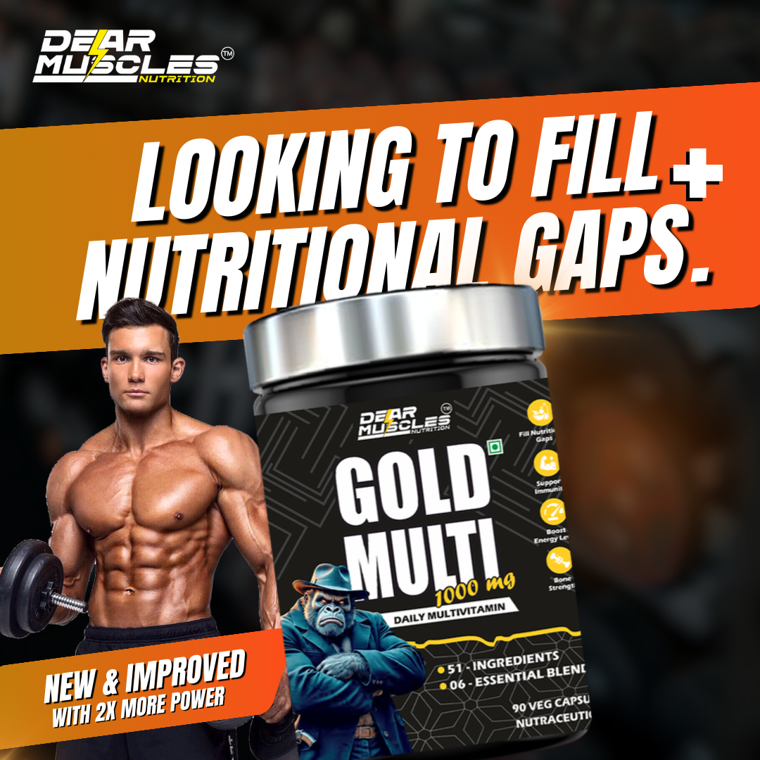 Dear Muscles Nutrition 3X Gold Multivitamin 90Caps - Image 5