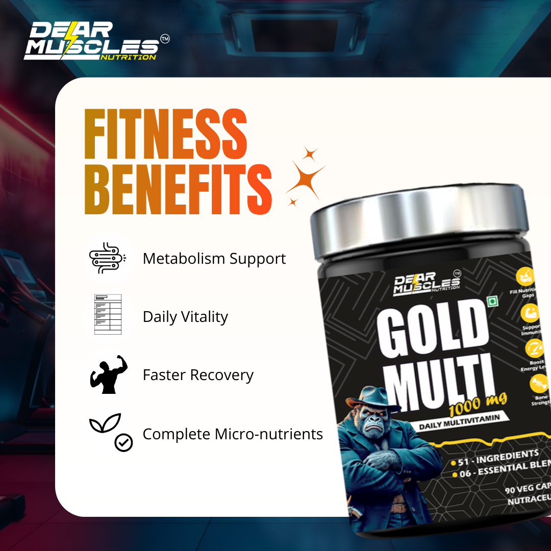Dear Muscles Nutrition 3X Gold Multivitamin 90Caps - Image 4